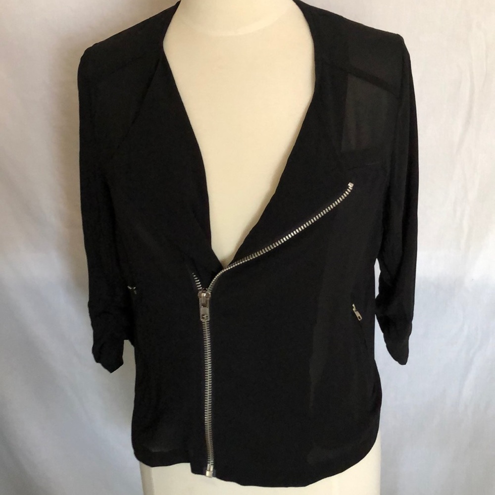 Sheer black jacket